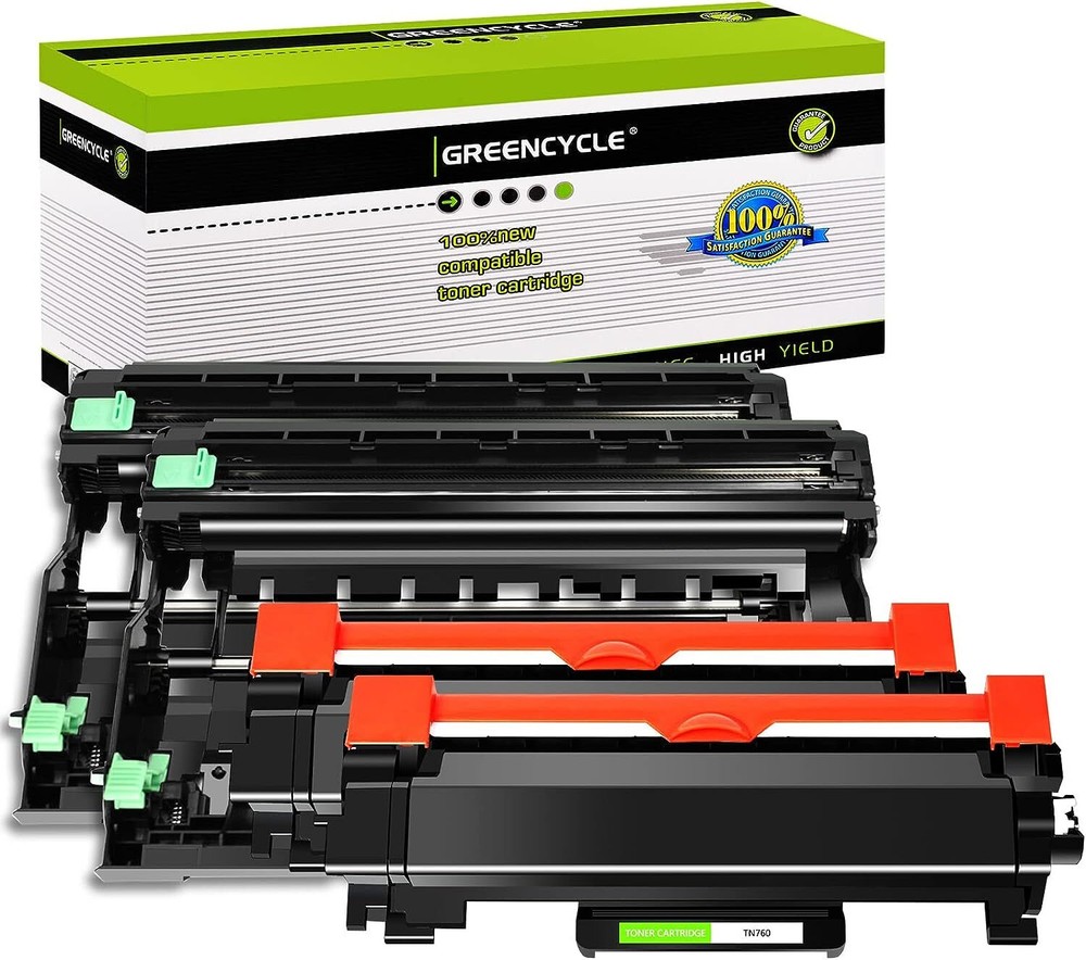 Brother MFC-L2750DWXL MFC-L2730DW 2TN760 Toner & 2DR730 Drum Combo Set