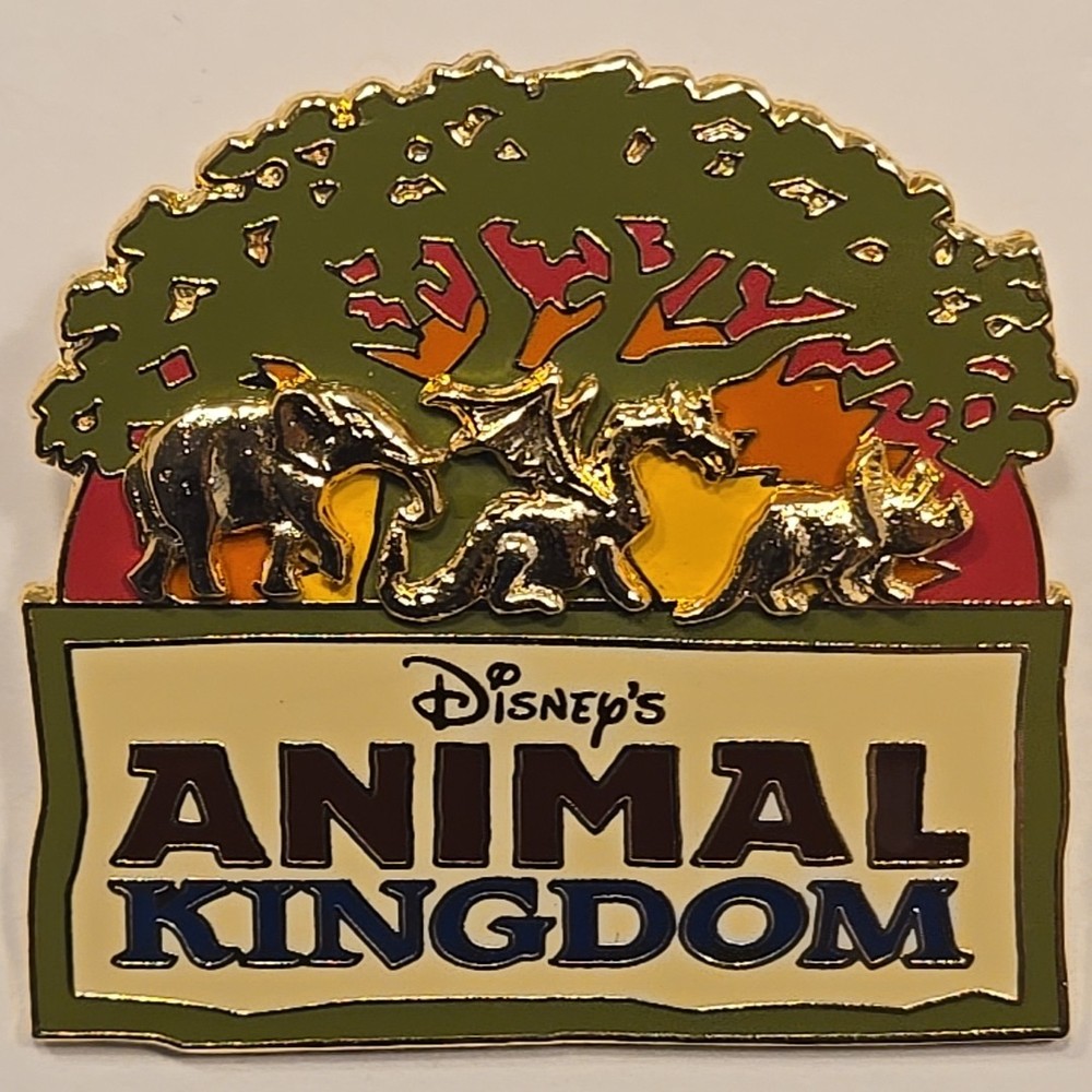 Disney Animal Kingdom Raised Animals Tree of Life WDW Pin Trading