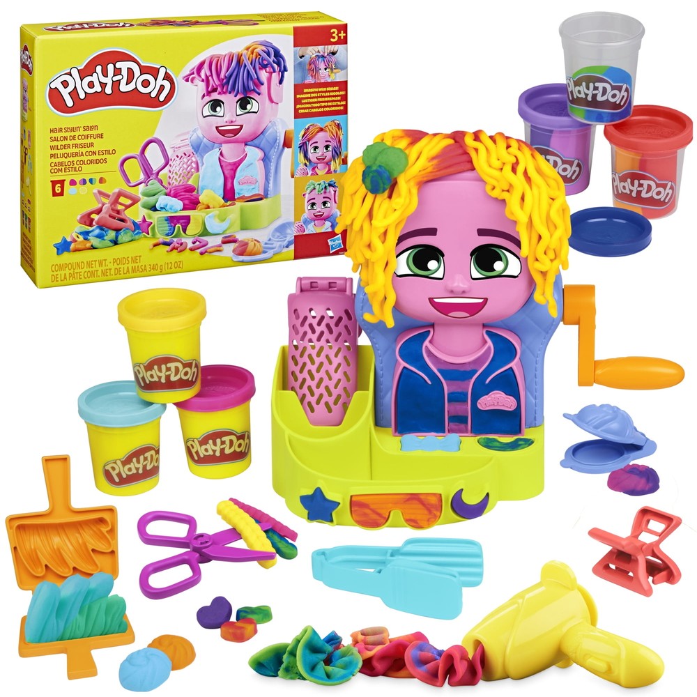 Hair Stylin' Salon Playset Pretend Play Set Preschool Toys Christmas Gifts