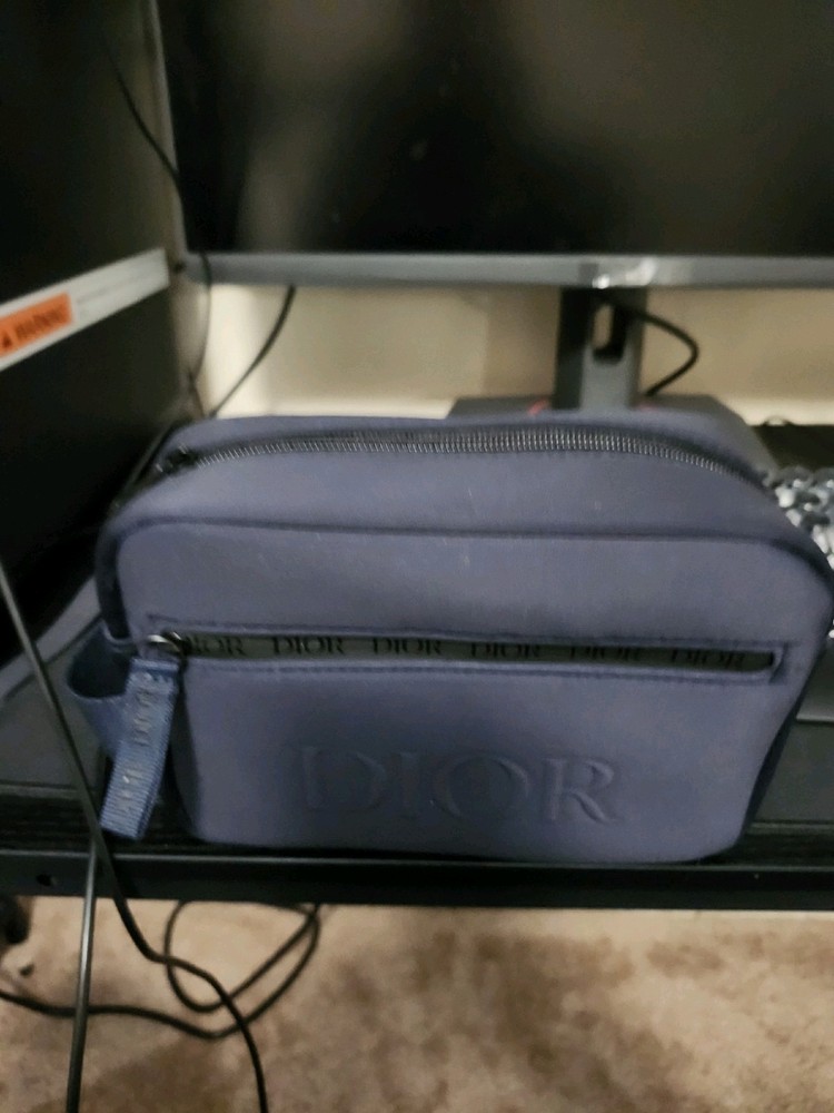 Dior Monogram Toiletry Pouch for Travel and Cosmetics