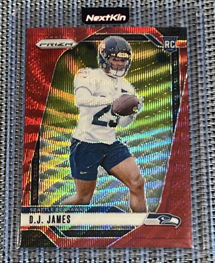 2024 Panini Prizm DJ James Rookie Red Ruby Wave SSP /149 Low Pop Rare