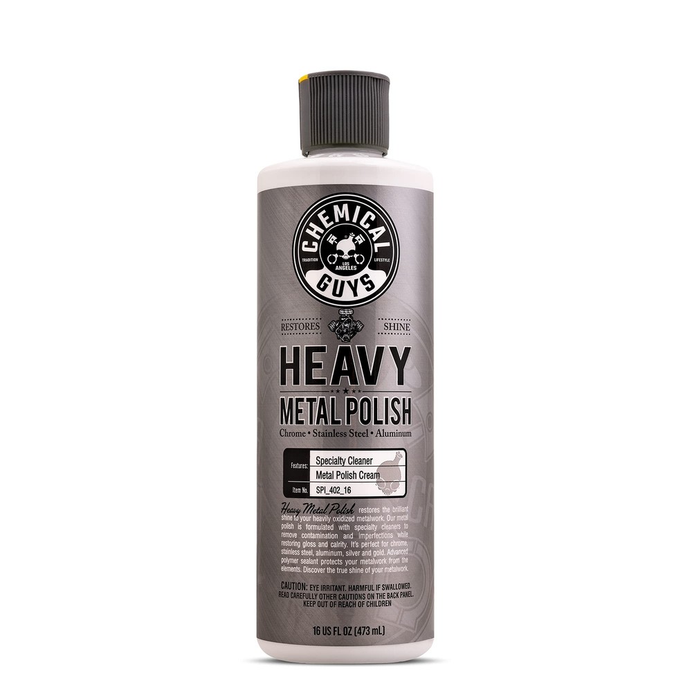 Chemical Guys SPI_402_16 Heavy Metal Polish Restores and Protects All Metal Surfaces Safely