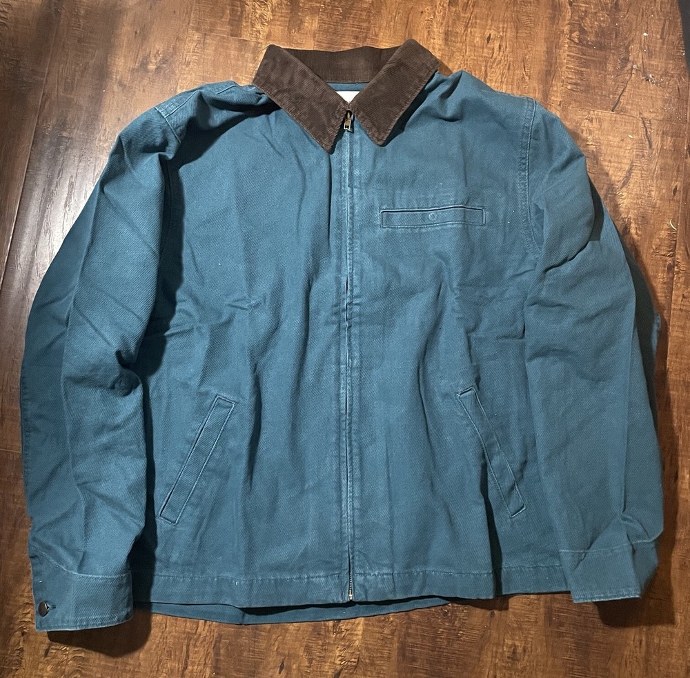 Workwear Jacket Faded Midnight Green SzL Vintage 90s Style like carhartt Y2K NWT