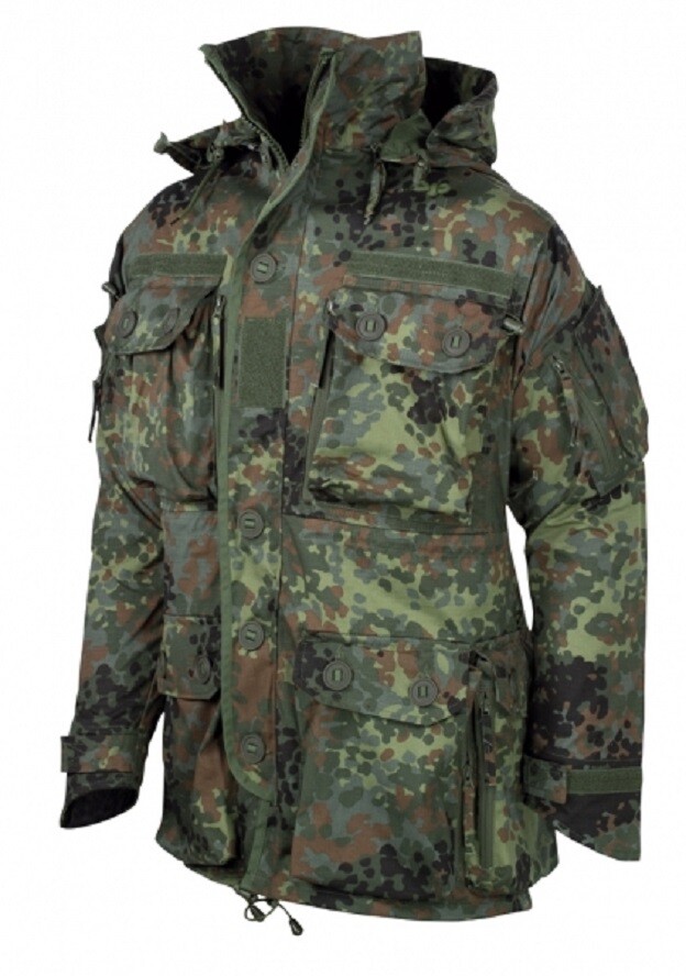 TACGEAR Bundeswehr Bw KSK German Army Smock Parka Version II Flecktarn Medium