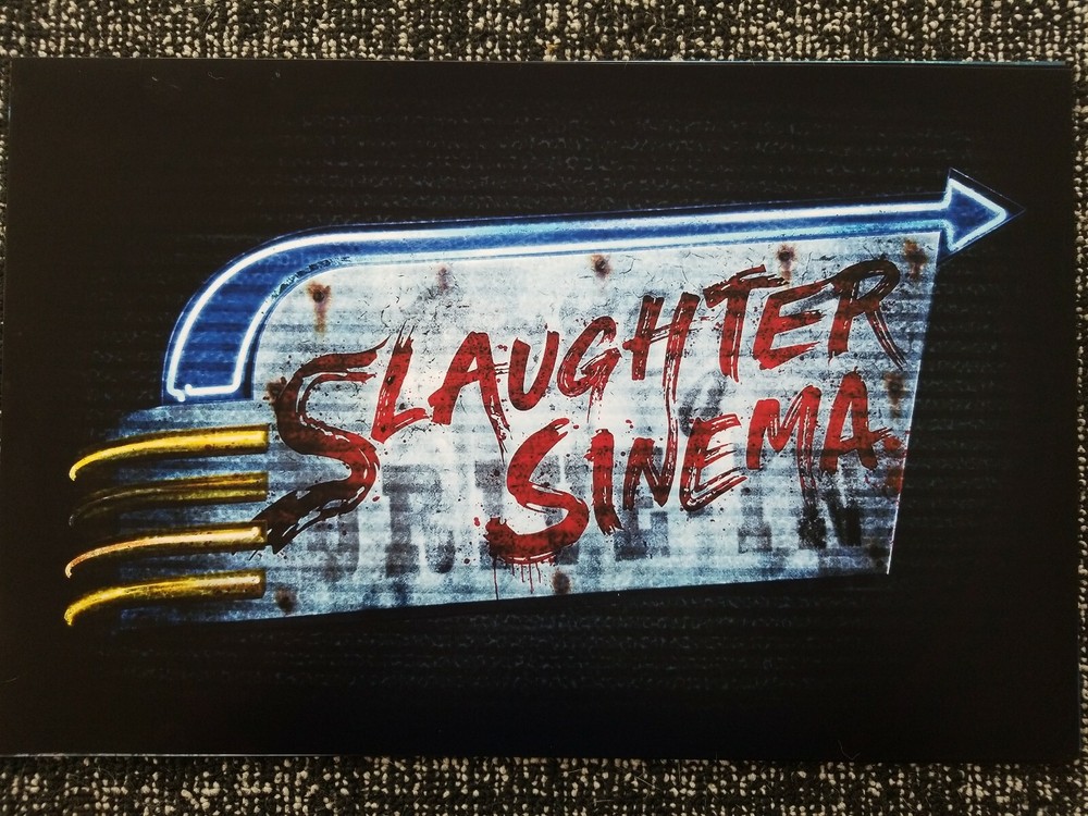 Universal Studios HHN Slaughter Sinema 13x19 Satin Poster