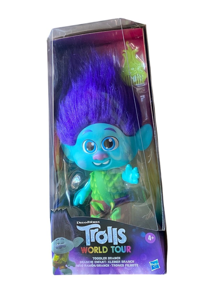Trolls Toddler Poppy World Tour 12” Hasbro Doll NEW BNIB Discontinued Purple