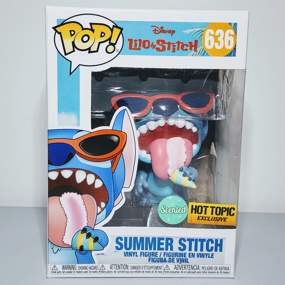 Funko Pop Disney: Lilo & Stitch - Summer Stitch #636 Scented Hot Topic Exclusive