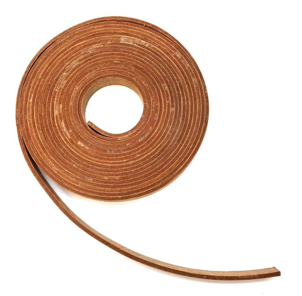 Unbranded 22' Imperfect Brown Leather Strap 3/4