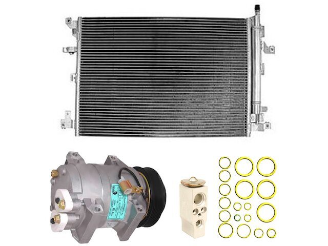 For 2006 Volvo XC90 A/C Compressor and Condenser Kit 28412GDFN 2.5L 5 Cyl GAS