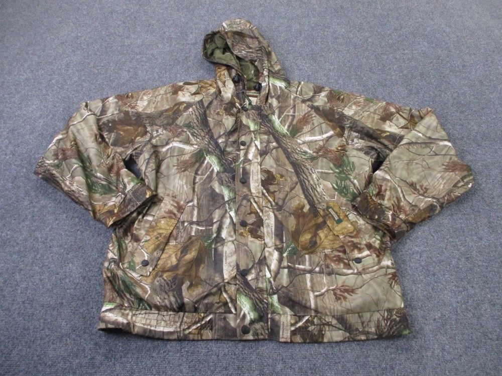 Remington Jacket Men L Camo Scent Control Lined Hunting Outdoor Realtree Hiking