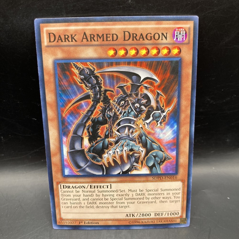 Yugioh Dark Armed Dragon SDPD-EN016 Common 1st Edition Near Mint