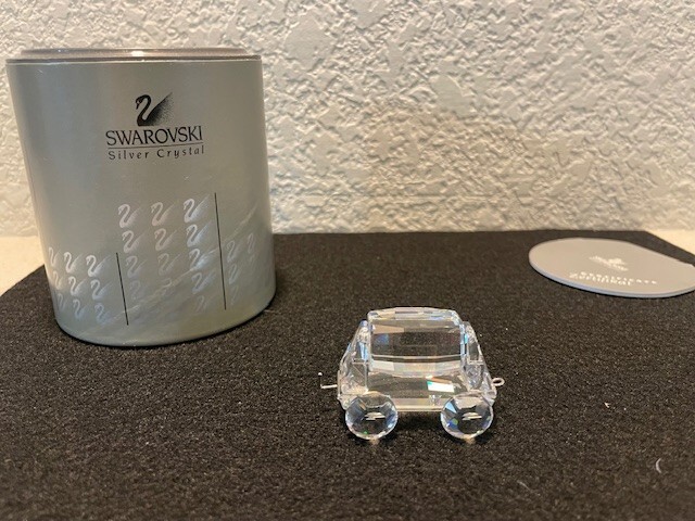 Swarovski Tipping Wagon Crystal Figurine #7471NR000005