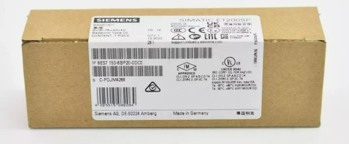 New Siemens 6ES7 193-6BP20-0DC0 / 6ES7 193-6BP20-0DC0 PLC Module