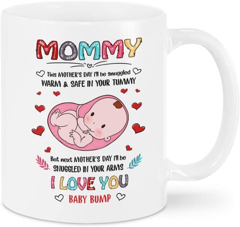 Personalized Mommy Happy Mothers Day Babys Sonogram Picture Mug This Mother’s