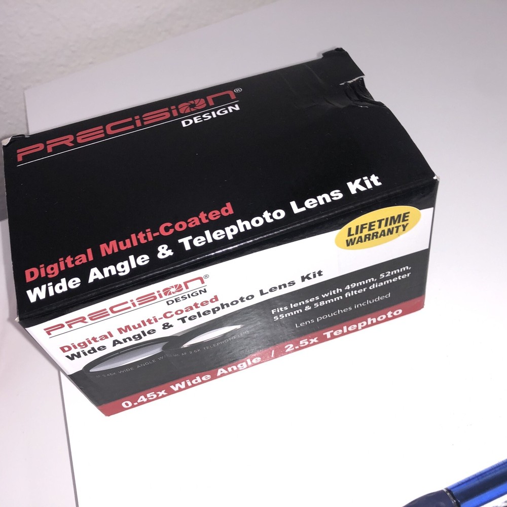 Precision Digital Wide Angle And Telephoto Lens Kit