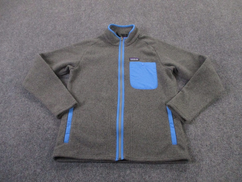 Patagonia Mens Synchilla Fleece Jacket in Gray for Hiking and Outdoor Adventures  