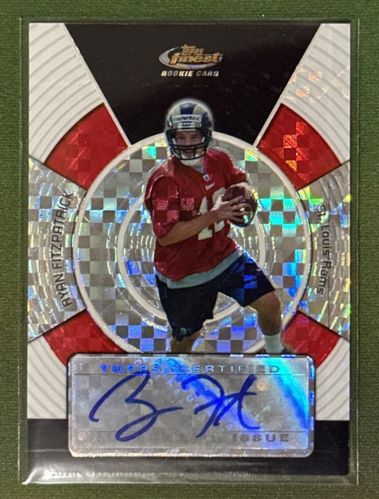 2005 Topps Finest - X-Fractor Ryan Fitzpatrick /250 (AU, RC)