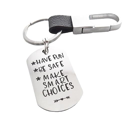 New Driver Have Fun Drive Safe Keychain Teenage Driver Keychain Sweet 16