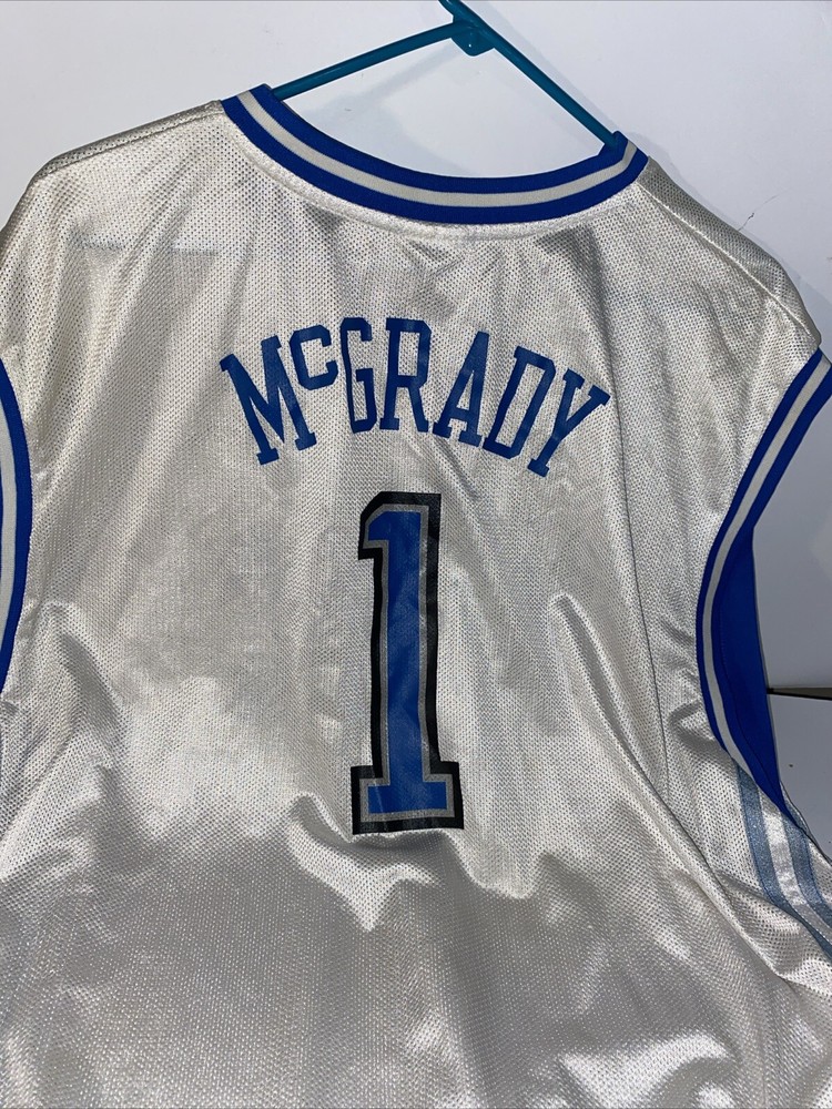 Tracy McGrady XXL Reebok Orlando Magic Vintage NBA Jersey #1 White Throwback  