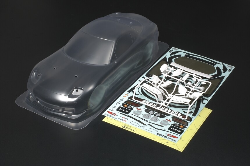 Tamiya 51270 1/10 RC Clear Body Set Mazda RX7 with Free US Shipping