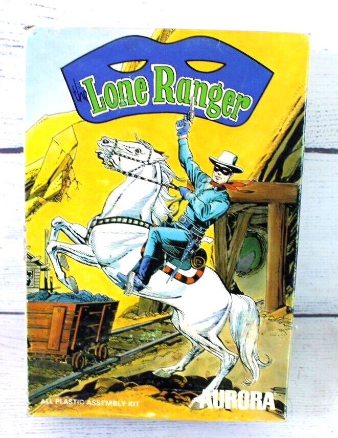 Aurora Comic Scenes Lone Ranger All Plastic Model Kit No. 188 Vintage 1974