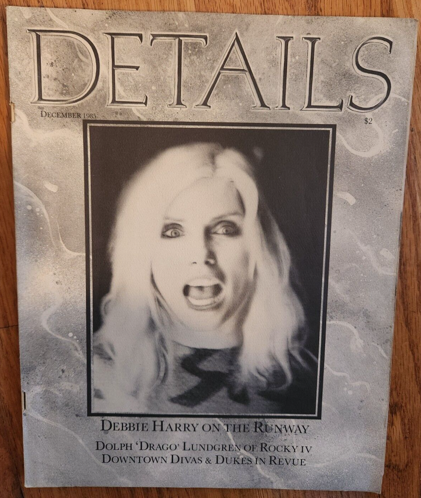 1985 Details Magazine DEBBIE HARRY by LACHAPELLE COOKIE MUELLER