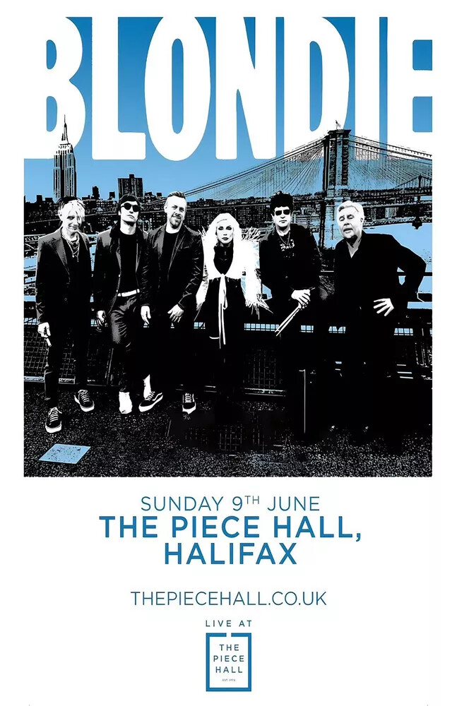 Blondie 2024 2025 Halifax Concert Poster 11 X 17 Framed