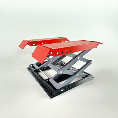 1/18 Diorama Car Parking Lifter Model Repair Workshop Scene Display Prop Model