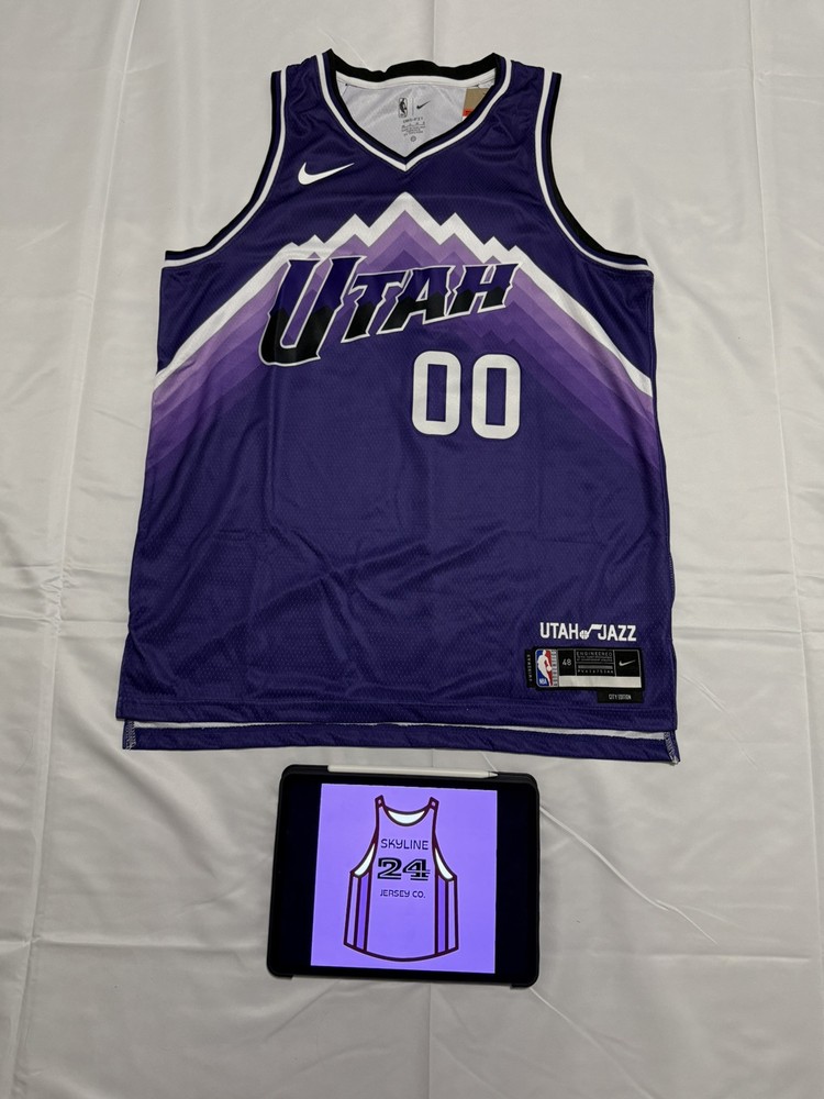 *SAME DAY SHIPPING* New Nike Jordan Clarkson Utah Jazz Jersey Sz Large