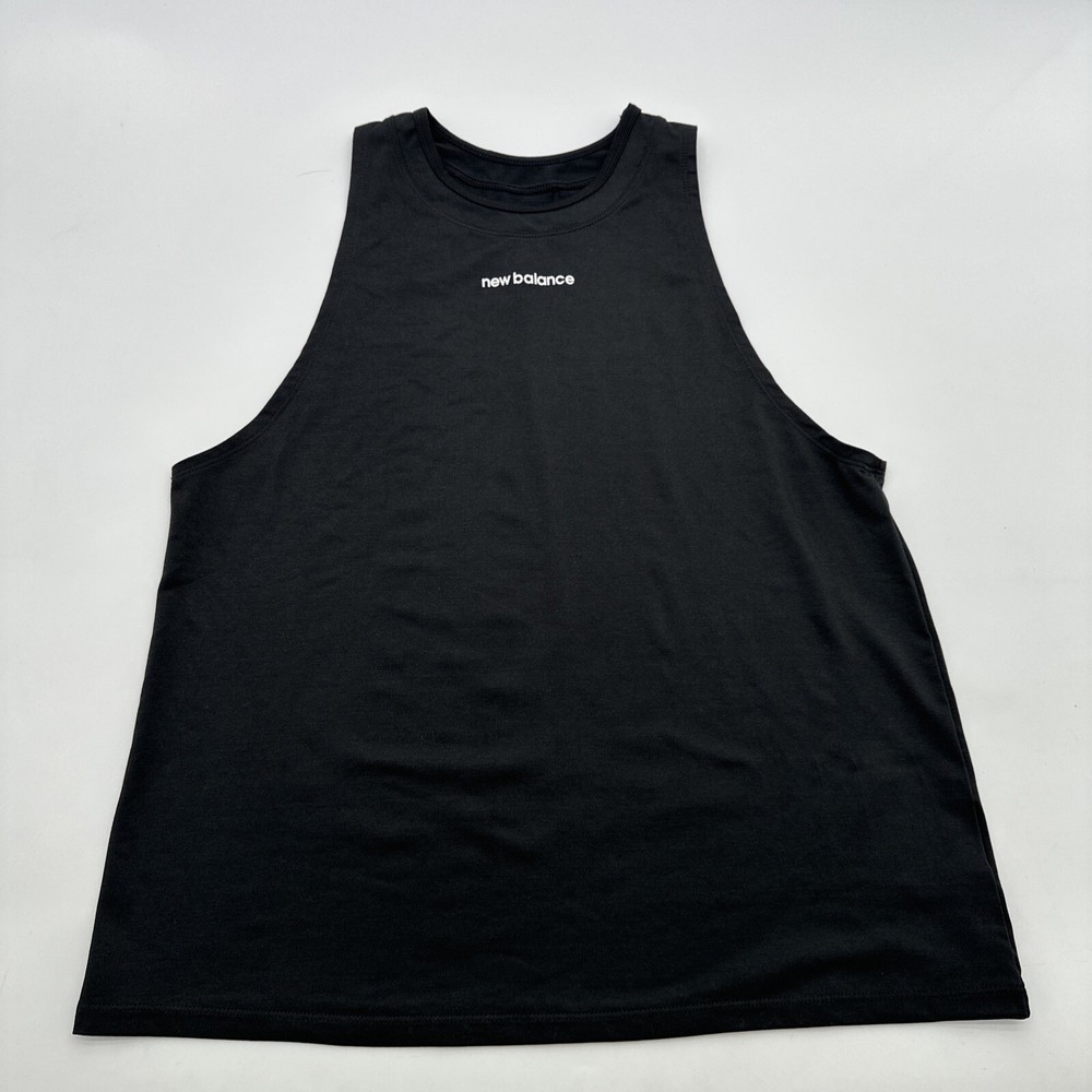 New Balance Tank Top Women Small Black Logo …#20484
