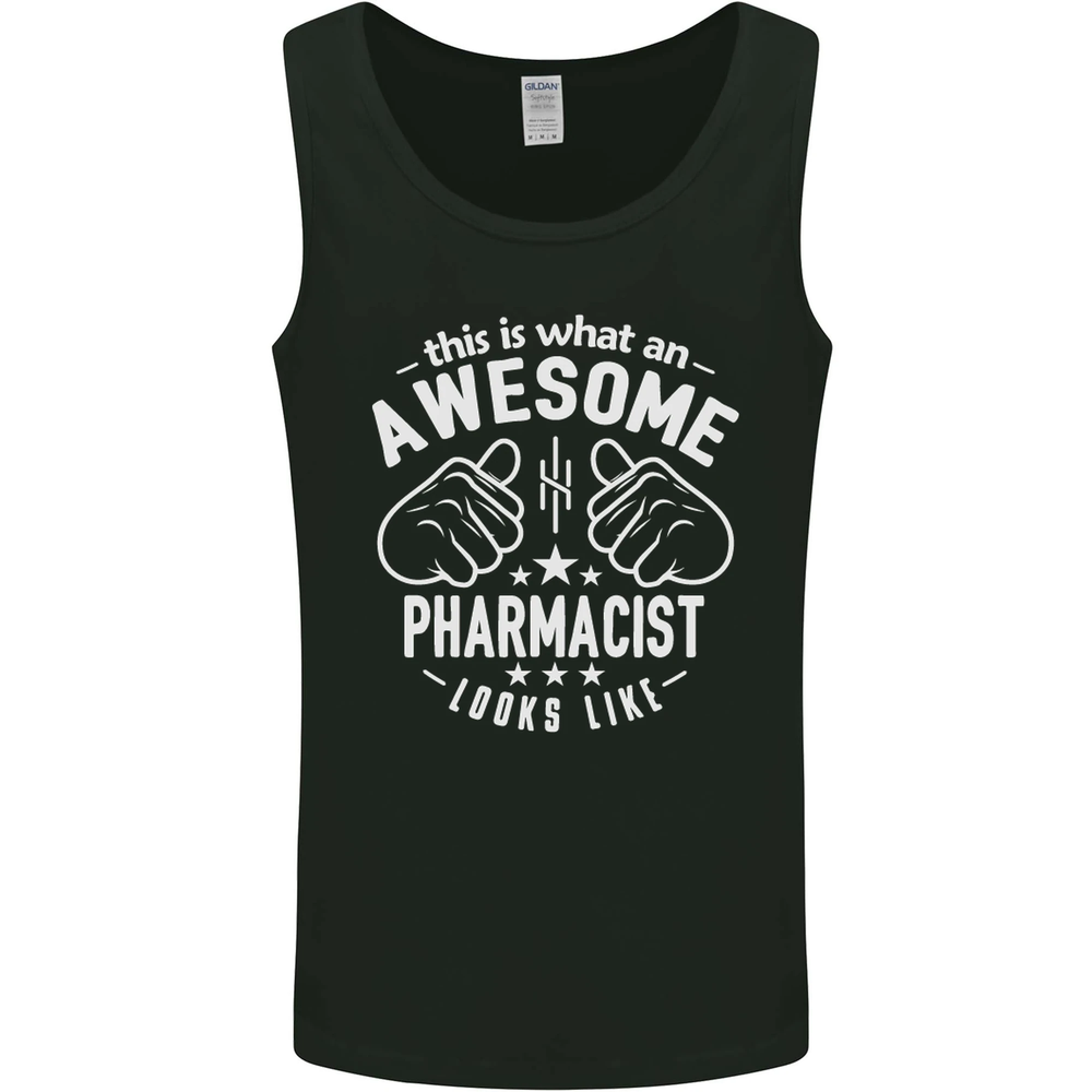 An Awesome Pharmacist Looks Like Mens Vest Tank Top