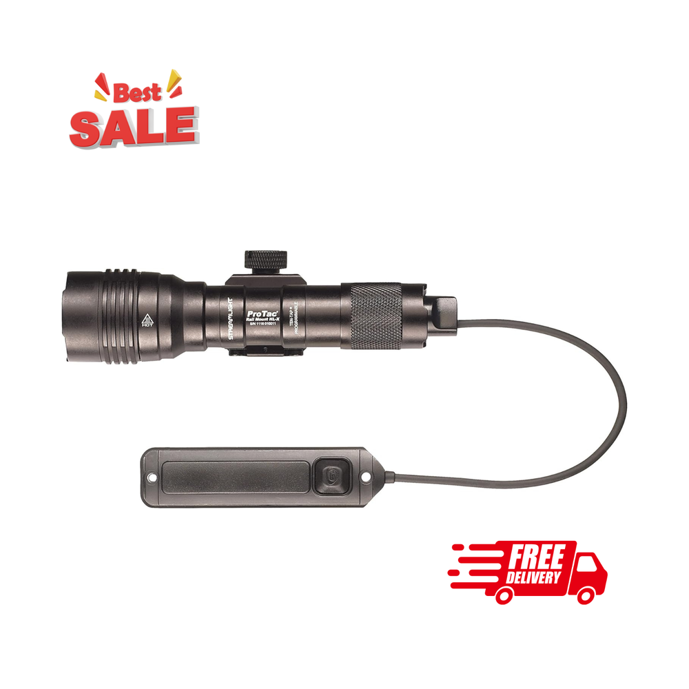 88066 ProTac Rail Mount HL-X 1000-Lumen Multi-Fuel Weapon Light with Remote, A4