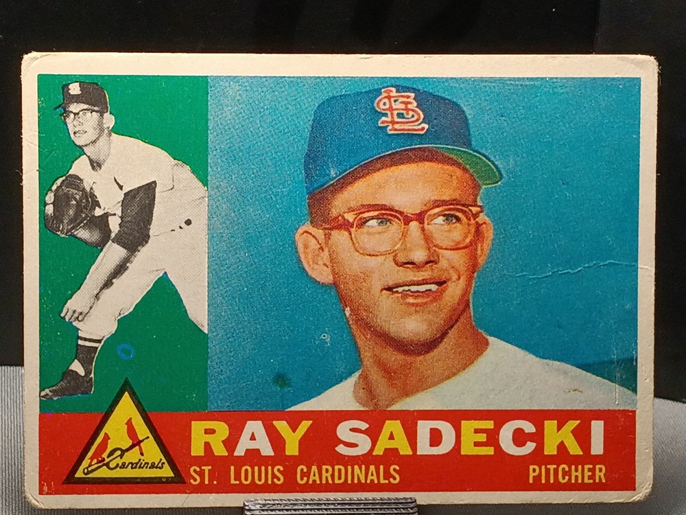 De colección 1960 Topps #327 Ray Sadecki Cardenales de San Luis Novato