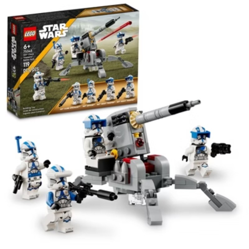 LEGO Star Wars 501st Clone Troopers Battle Pack 75345 Buildable Action Set