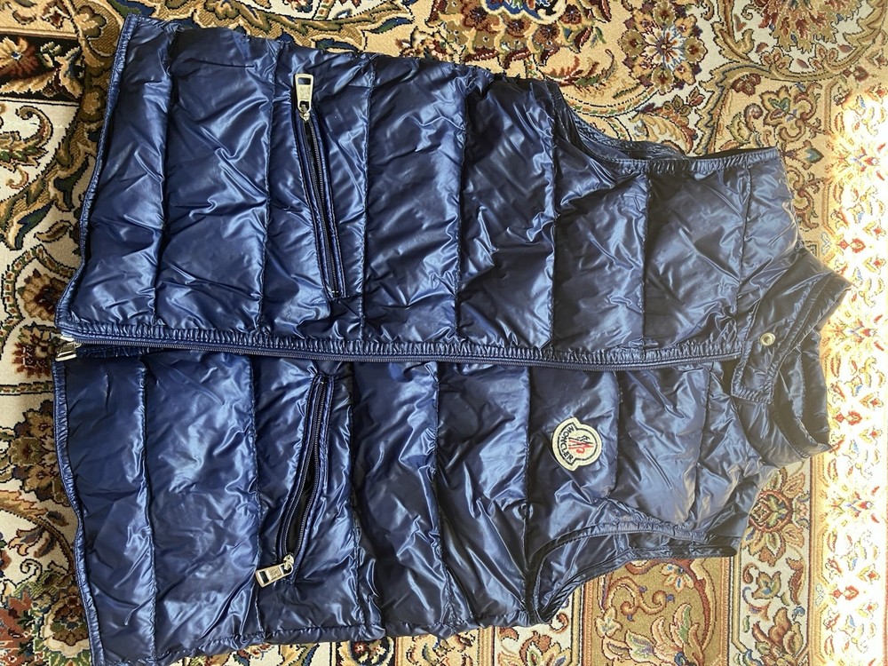 Moncler Kids Purple Puffer Vest Size 12 Years