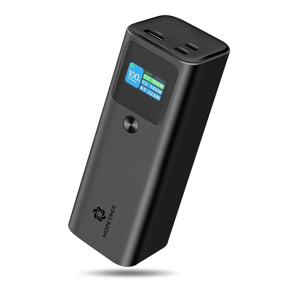 EnerGo 140 27600mAh Power Bank with 140W Output and 3-Port Fast Charging