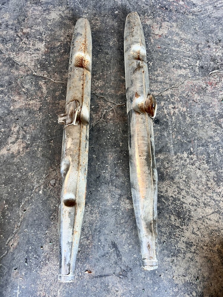 Suzuki T250 T 250 Exhaust Expansion Chamber Pipe Muffler OEM Header Genuine