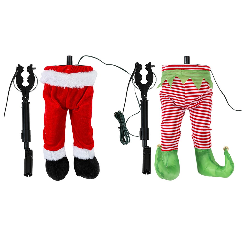 Santa Claus Legs Christmas Tree Decoration USB Christmas Tree Decor