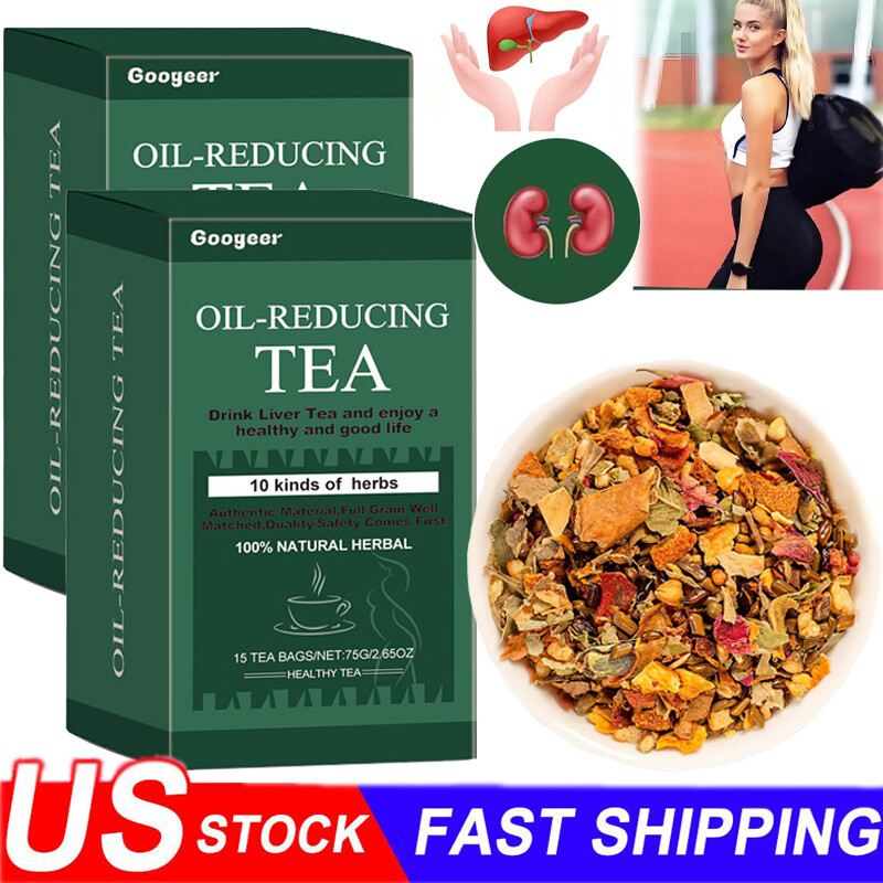 Oil-Reducing Tea-10 Herbal with Excellent Formula, Oil Cleansing Tea for Liver