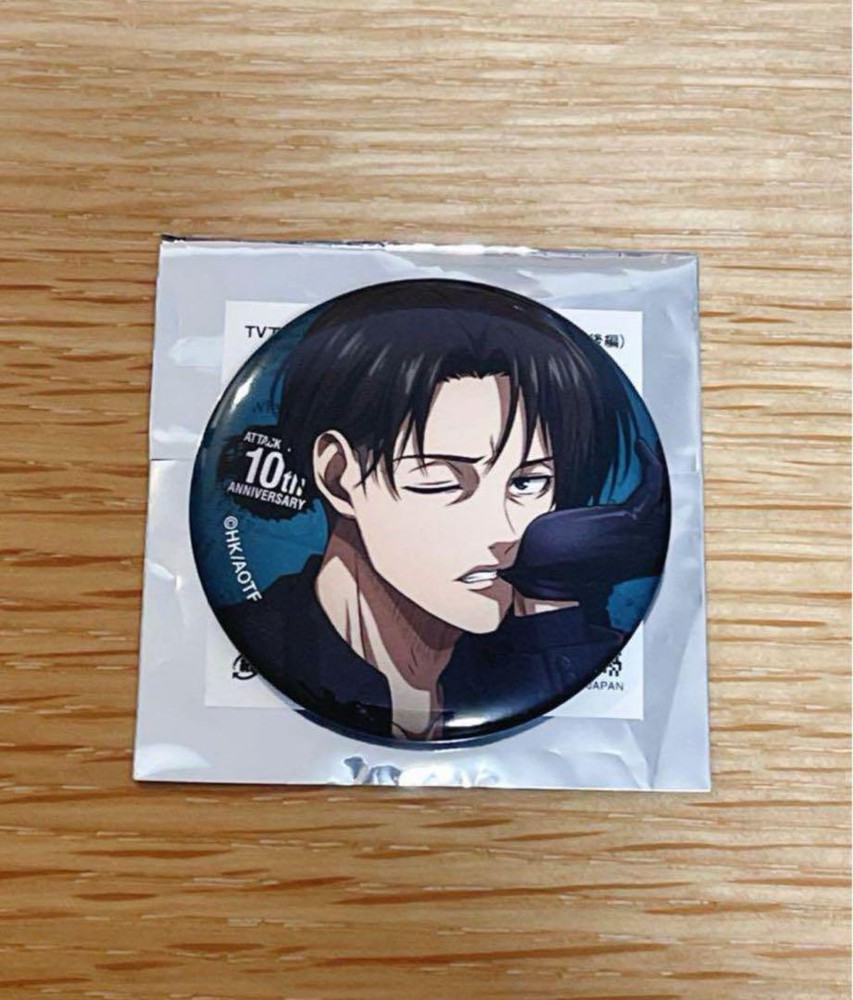 Attack On Titan Levi Can Badge Karaoke No Tetsujin