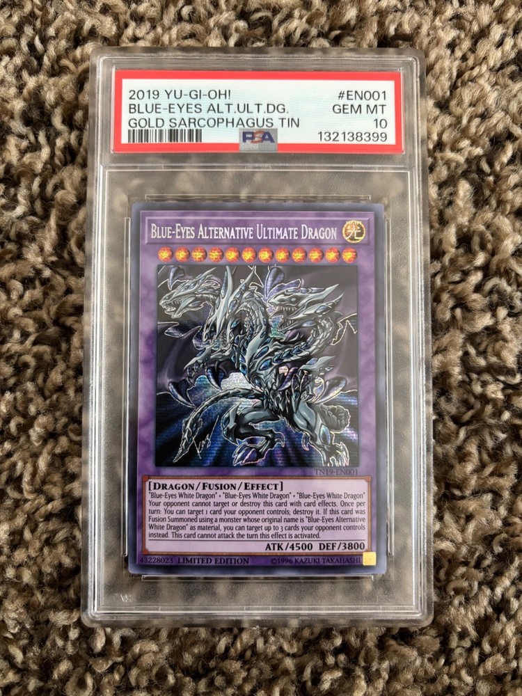 YU-GI-OH 2019 BLUE-EYES ALTERNATIVE ULTIMATE DRAGON PSA 10
