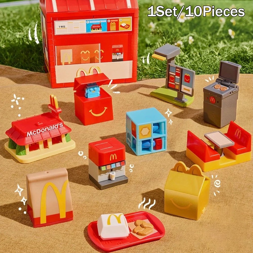 1set China version 2025 Mc Donald's Lil Mc Donalds Minature Kids Happy Meal Toys