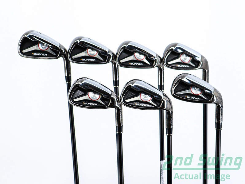 TaylorMade 2009 Burner Iron Set 5-PW AW Graphite Stiff Right 38.5in