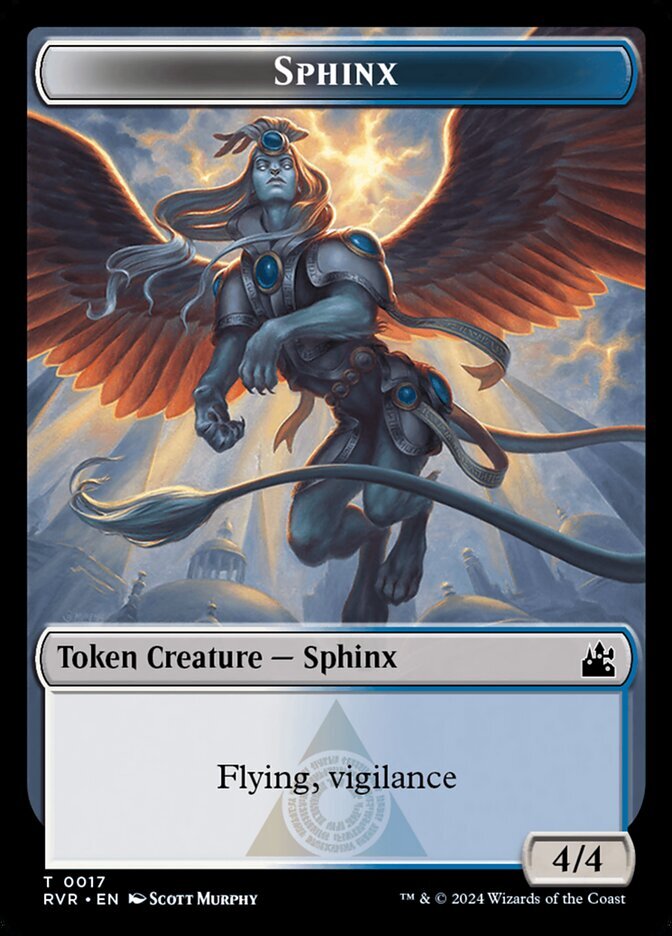 MTG Sphinx Token 17/573 Ravnica Remastered Lightly Played  