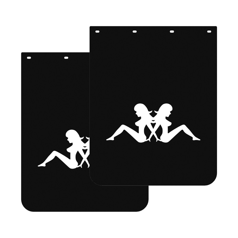 24x30 Heavy-Duty PVC Polymer Semi Truck Mud Flaps 1 Pair