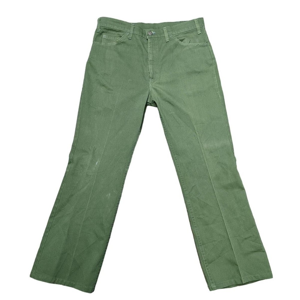 VTG Green Levi's Sta-Prest 'Never Needs Ironing' Pants