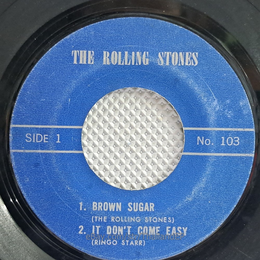 THE ROLLING STONES /BROWN SUGAR /RINGO STARR /IT DON'T COME EASY THAILAND EP 7