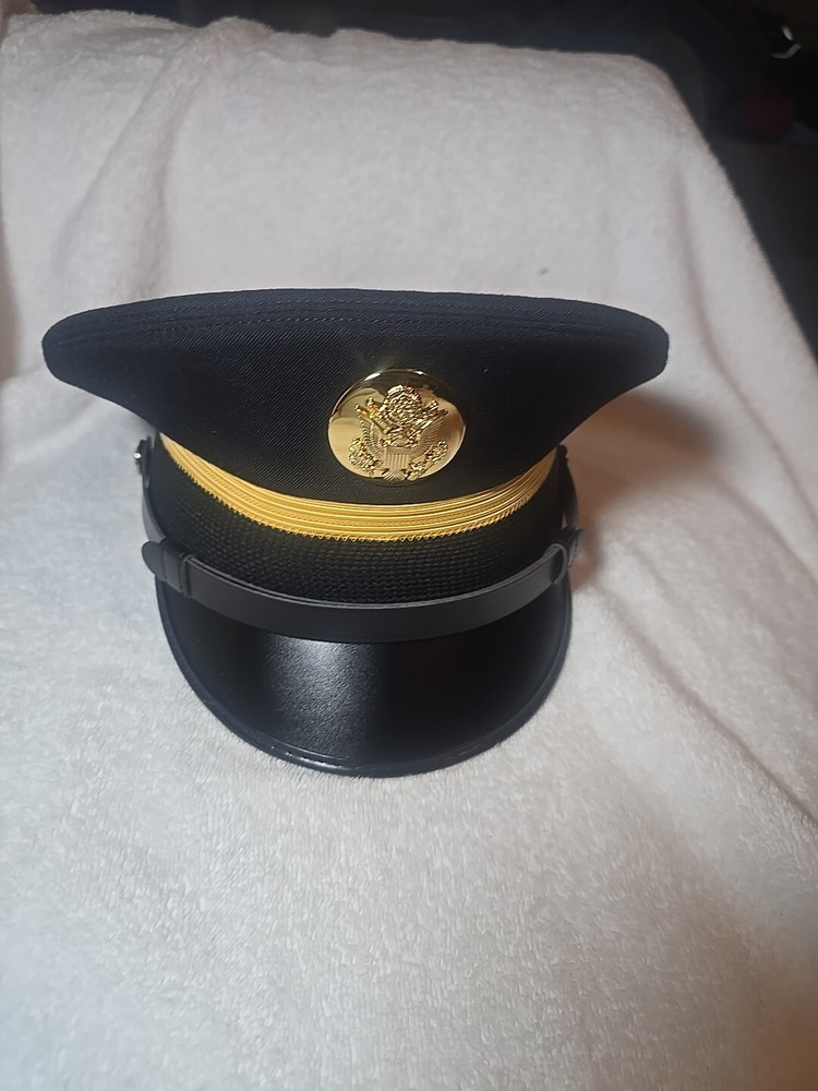 ASU ARMY SERVICE UNIFORM DRESS CAP HAT ENLISTED  SIZE (7) KINGFORM