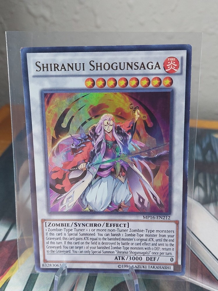 Yugioh MP16 Shiranui Shogunsaga Ultra Rare 1st Edition MP16-EN212