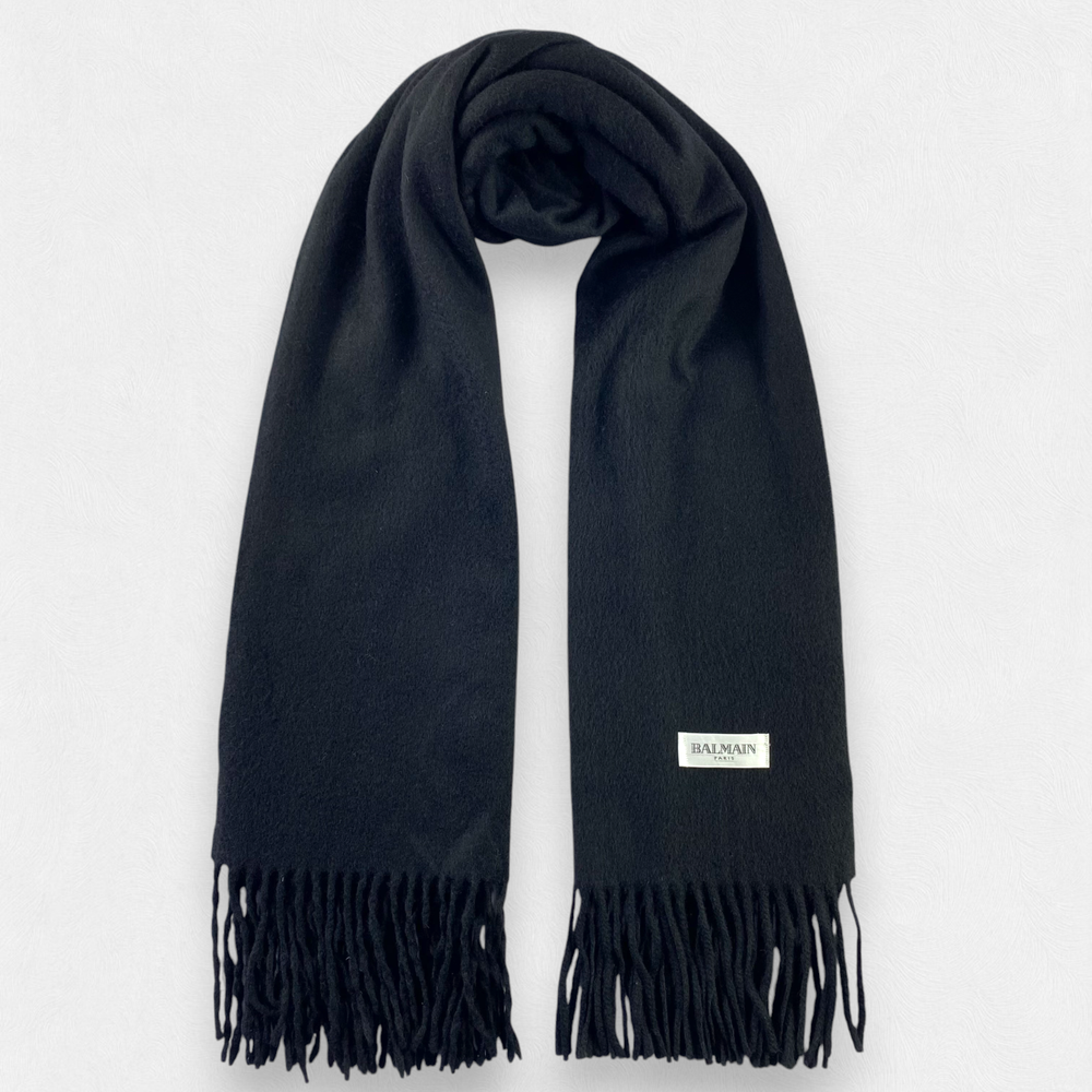 Vintage Abstract Wool Muffler Winter Scarf for Neck Warmth